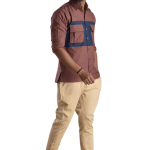 Rose Dust Hunt in Style Shirt | Premium Men's Sportswear | Classic Outdoor Design | Comfortable Cotton Fabric | Size 36-44